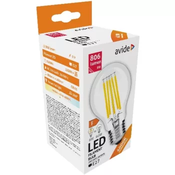 AVIDE Led Filament Globe 8W E27 Nw 4000K