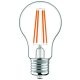 Avide LED Filament gömb 6.6W E27 A60 meleg fehér 2700K Super High Lumen