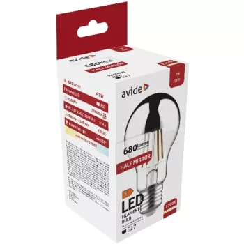 AVIDE Led Filament Half Mirror 7W E27 Ww 2700K