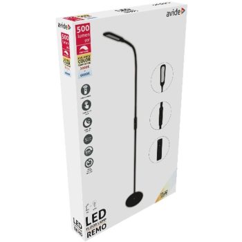 AVIDE Led Állólámpa Remo 9W Cct Fekete