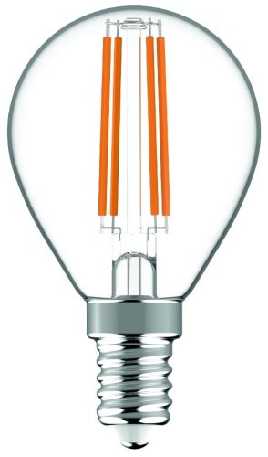 Avide LED Filament Mini gömb 4.9W E14 meleg fehér 2700K Super High Lumen