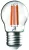 Avide LED Filament Mini gömb 4.9W E27 meleg fehér 2700K Super High Lumen