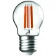 Avide LED Filament Mini gömb 4.9W E27 meleg fehér 2700K Super High Lumen