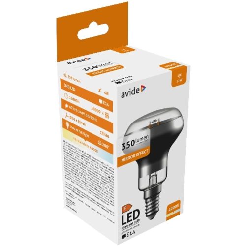 AVIDE Led Filament R50 4W E14 160° Nw 4000K