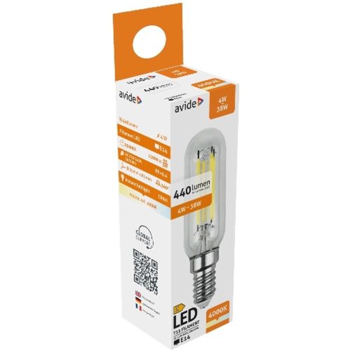 AVIDE Led Filament T25 4W E14 Nw 4000K
