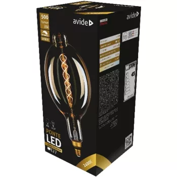   AVIDE Led Jumbo Filament Ponte 180X385Mm Amber 8W E27 2400K Fényerőszabályzós