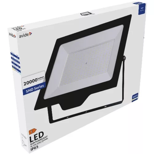 AVIDE Led Reflektor Slim Smd 200W Cw 6400K