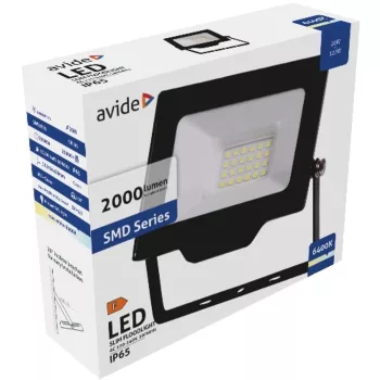 AVIDE Led Reflektor Slim Smd 20W Cw 6400K
