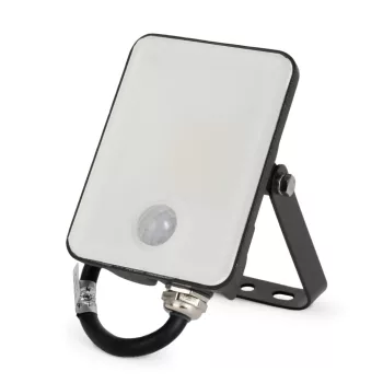   Avide LED Reflektor SMD Keret nélküli 20W természetes fehér 4000K Beépített PIR