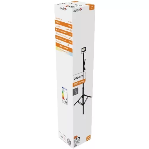 AVIDE Led Reflektor Slim Smd 20W Nw 4000K 1 Fej Tripoddal