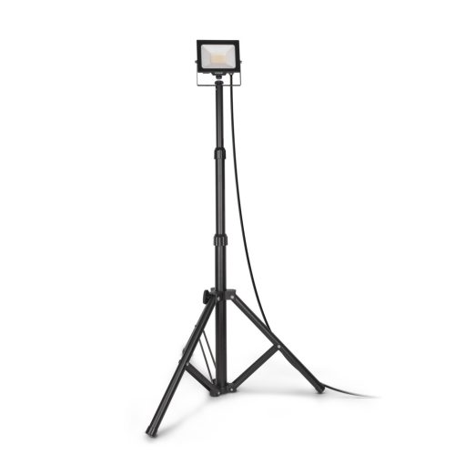Avide LED Reflektor Slim Opc.PIR mozgásérzékelővel, SMD 30W természetes fehér 4000K 1 fej Tripoddal