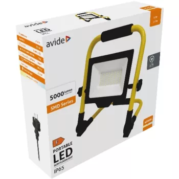 AVIDE Led Reflektor Slim Smd 50W Állványos 1.5M Nw 4000K