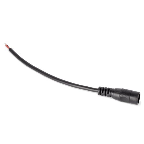Avide LED Szalag 12-24V DC csatlakozó anya kábel, fehér, 150mm (10 db-os csom.)