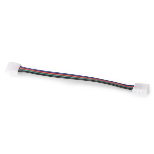 Avide LED Szalag 12-24V csatlakozó, forr.mentes, RGB-4 eres, 10mm/150mm (10 db-os csom.)