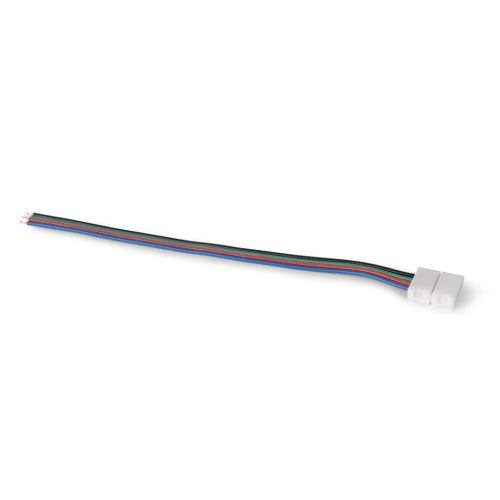 Avide LED Szalag 12-24V apa csatlakozó, RGB-4 eres, 10mm/155mm (10 db-os csom.)