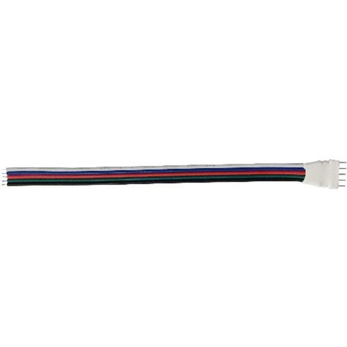 AVIDE Led Szalag 12V Rgb+W 5Pin Sima Kábel Apa Csatlakozó