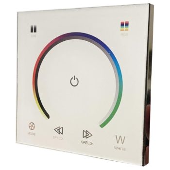   AVIDE Led Szalag 12-24V 144W Rgb Érintőpaneles Távirányító És Vezérlő Fehér