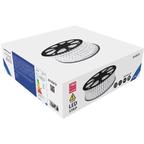 AVIDE Led Szalag 220V 14.4W 6400K Ip67 50M