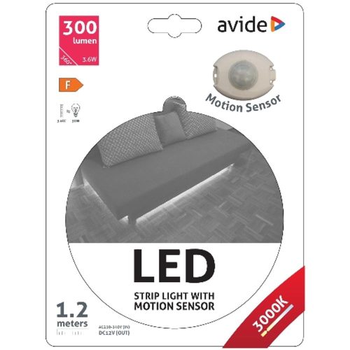 AVIDE Led Szalag Ágy Szenzor 3.6W 3000K Single