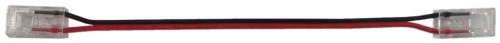 Avide C-LED Szalag 12-24V csatlakozó, forr.mentes, fehér-2eres, 8mm/150mm (10 db-os csom.)