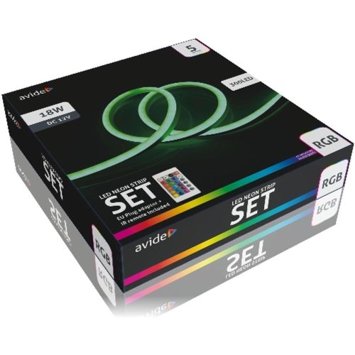 AVIDE Led Neon Szalag Rgb 12V Távirányítóval 5M