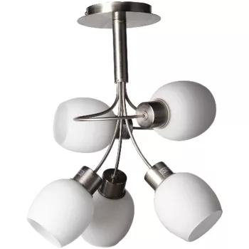 AVIDE Függeszték Lámpa Aspira Milky 5Xe14