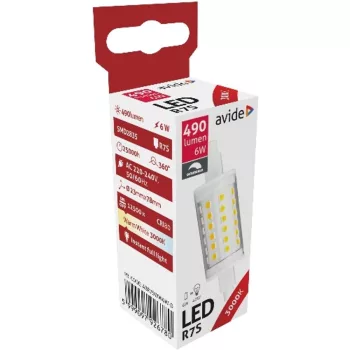 AVIDE Led 6W R7S 23X78Mm Ww 3000K Fényerőszabályzós
