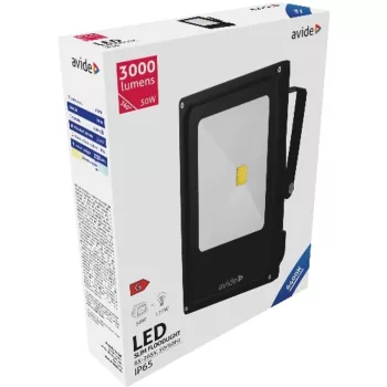 AVIDE Led Reflektor Slim 50W Cw 6400K