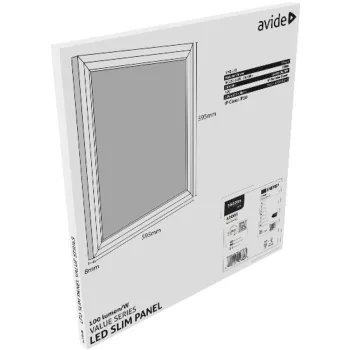 AVIDE Led Panel 600X600Mm 36W Nw 4000K 100Lm/W Value Range