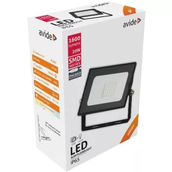 AVIDE Led Reflektor Slim Smd 20W Nw 4000K Gyorscsat.
