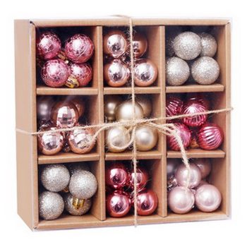   Artezan Karácsonyfadísz Gömb 3cm Karton Display Pasztell Árnyalatok 99db/Karton