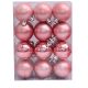 Artezan Karácsonyfadísz Gömb 5cm Rózsaszín 24db/doboz