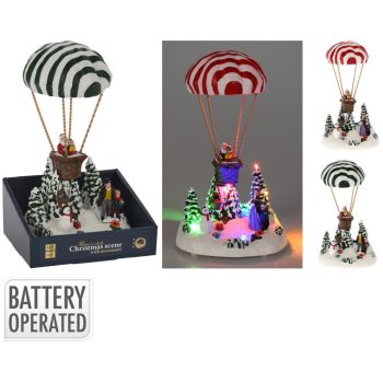 ACJ000300 Karácsonyi Léggömb Dísz 162x135x275mm 2 féle