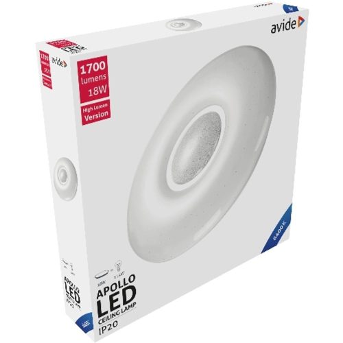 AVIDE Led Mennyezeti Lámpa Apollo 18W 348*62Mm Cw 6400K