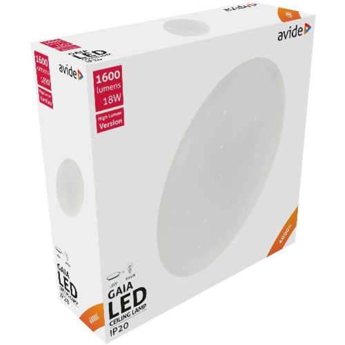 AVIDE Led Mennyezeti Lámpa Gaia 18W 330*105Mm Nw 4000K