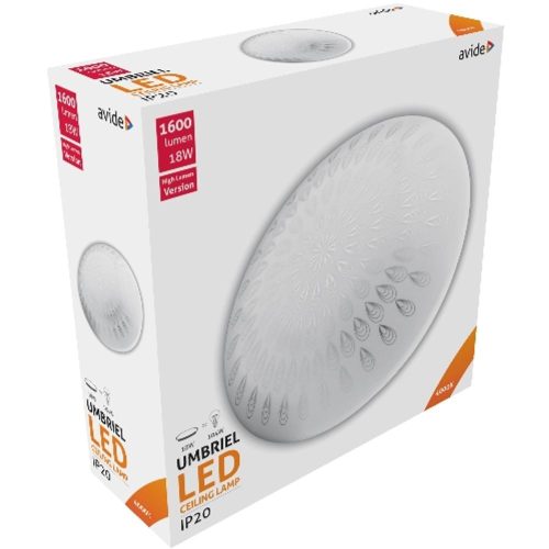 AVIDE Led Mennyezeti Lámpa Umbriel (Esőcsepp) 18W 330*100Mm Nw 4000K