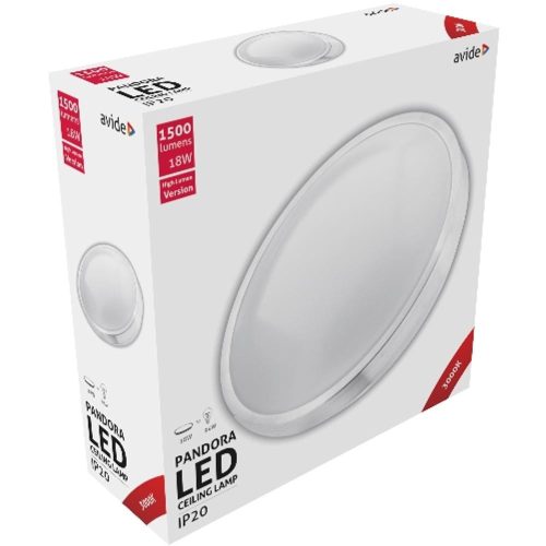 AVIDE Led Mennyezeti Lámpa Pandora (Alu) 18W 330*100Mm Ww 3000K