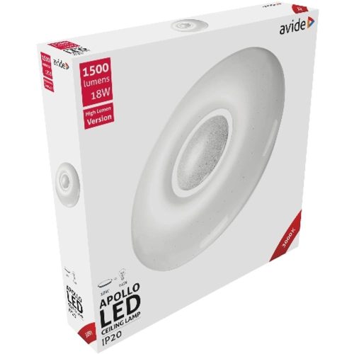 AVIDE Led Mennyezeti Lámpa Apollo 18W 348*62Mm Ww 3000K