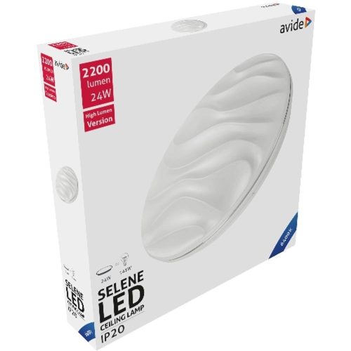 AVIDE Led Mennyezeti Lámpa Selene 24W 380*70Mm Cw 6400K
