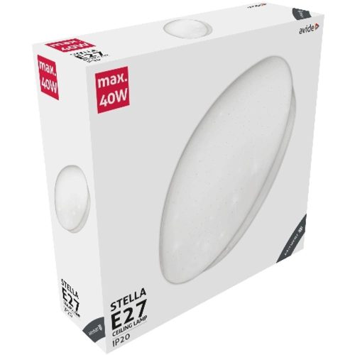 AVIDE Led Mennyezeti Lámpa Stella 380*110M 2Xe27