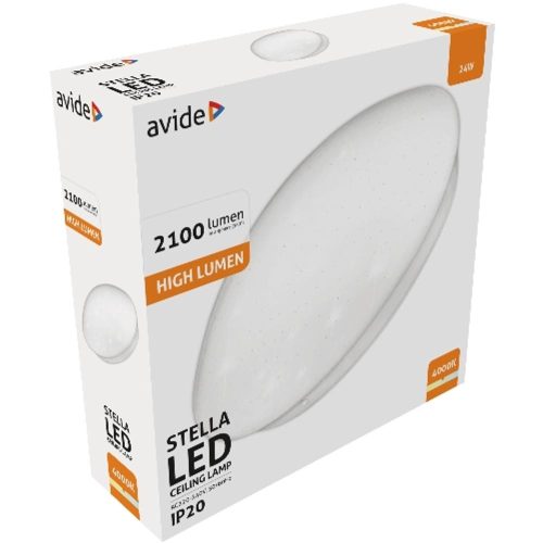 AVIDE Led Mennyezeti Lámpa Stella (Csillagos) 24W 380*110Mm Nw 4000K High Lumen