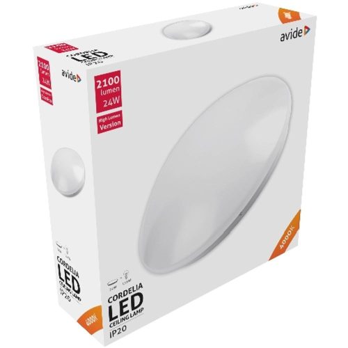 AVIDE Led Mennyezeti Lámpa Cordelia 24W 380*110Mm Nw 4000K