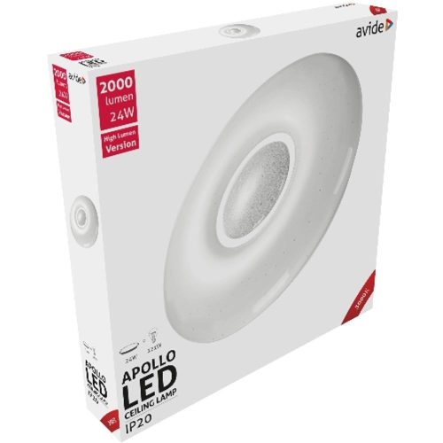 AVIDE Led Mennyezeti Lámpa Apollo 24W 410*70Mm Ww 3000K