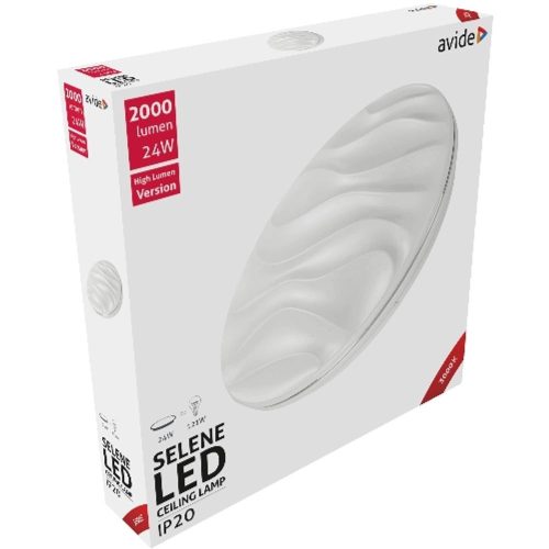 AVIDE Led Mennyezeti Lámpa Selene 24W 380*70Mm Ww 3000K