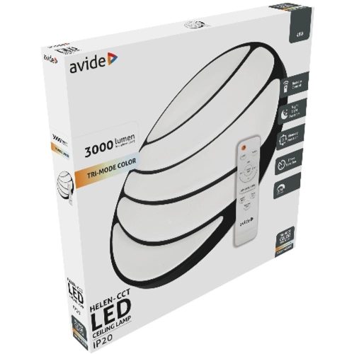 AVIDE Led Mennyezeti Lámpa Helen-Cct 48W Távirányítóval