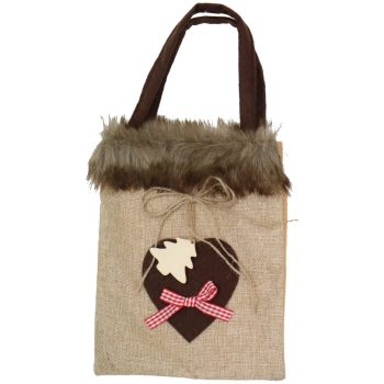 Artezan Karácsonyi Ajándéktasak 13cm - Szív