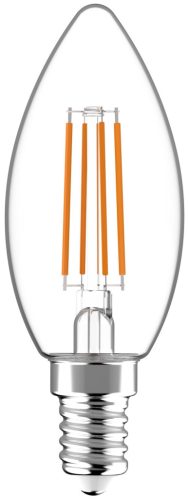 Avide LED Filament gyertya 5.9W E14 természetes fehér 4000K Fényerőszabályozható