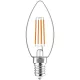Avide LED Filament gyertya 5.9W E14 természetes fehér 4000K Fényerőszabályozható
