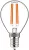 Avide LED Filament Mini gömb 5.9W E14 meleg fehér 2700K Fényerőszabályozható