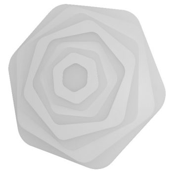   Avide Design Mennyezeti Lámpa Atina 85W(42.5+42.5) RF Távirányítóval